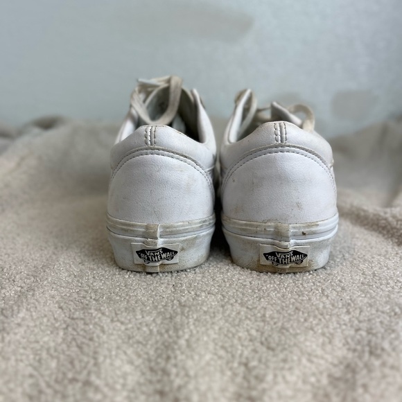 VANS Old Skool White Skate Sneaker Womens 7.5 - Picture 4 of 7